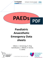 Paediatric Anaesthesia Handbook