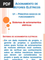 U1 - M1 - Acionamento de Motores Elétricos
