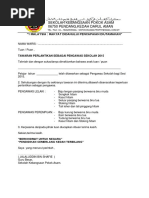 Surat Rayuan Dikekalkan Skkr