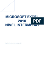Manual Microsoft Excel 2010 Nivel Intermedio