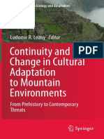 Continuity and Change in Cultural Adaptation to Mountains Environments