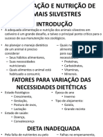 Alimentação e Nutrição de Animais Silvestres