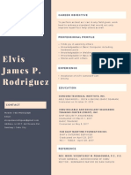 Elvis James P. Rodriguez: Career Objective