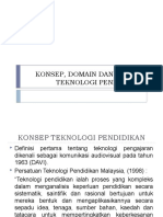 Konsep, Domain Dan Prinsip Teknologi Pendidikan