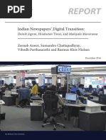 Indian Newspapers' Digital Transition PDF