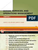 Goods, Services, and Operations Management: David A. Collier and James R. Evans