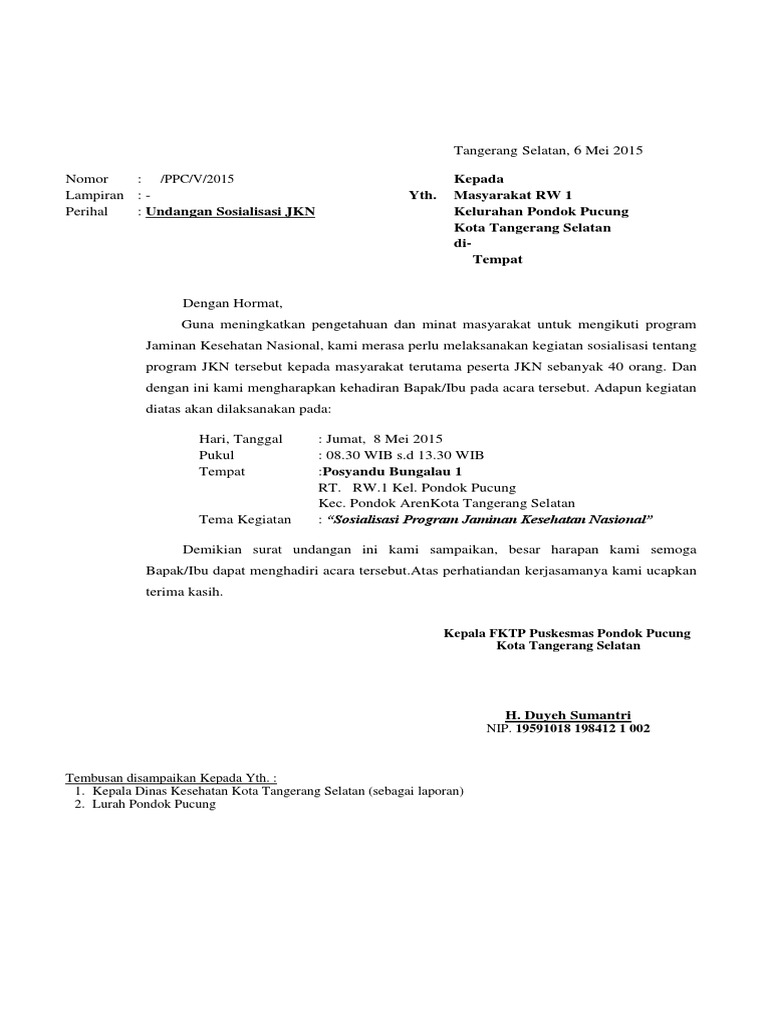 Surat Undangan Sos Jkn