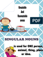Countable and Uncountable Nouns Slides