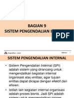 Bagian 9 - Sistem Pengendalian Internal