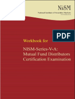 Nism Series v a Mutual Fund Distributors Exam Workbook