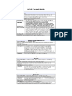 ACLS Pocket Guide Summary