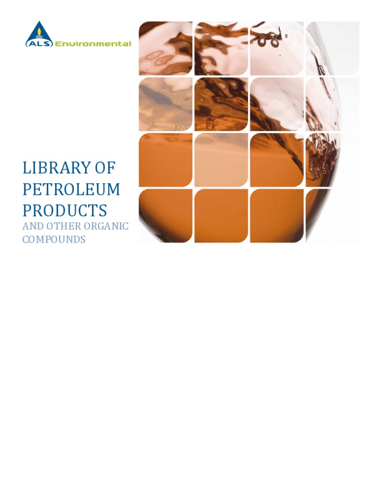 Library of Petroleum Products and Other Organic Compounds | PDF | Fuel ...