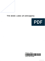Gottlob FREGE Basic Law of Arithmetic