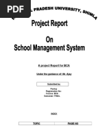 A Project Report For BCA