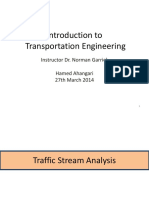 CE 2710 Tutorial Traffic Flow Shock Wave March 27