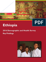 Ethiopia: 2016 Demographic and Health Survey Key Findings
