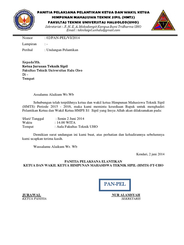 Surat Pemberitahuan Kegiatan 2014  PDF