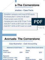 Accruals-The Cornerstone: Illustration - Case Facts