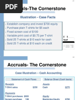 Accruals-The Cornerstone: Illustration - Case Facts