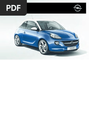 Opel Adam Betriebsanleitung