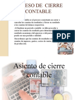 Proceso de Cierre Contable