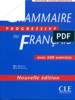 Grammaire Progressive Du Francais Niveau Intermediare 600 Exercices