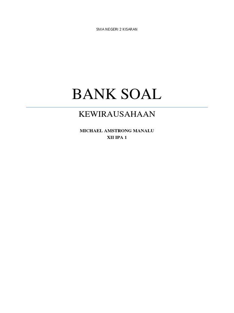  BANK  SOAL  docx