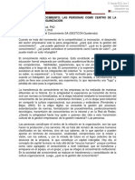 Gestion Conocimiento Personas Centro Relacion Organizacion