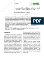 Fatigue Life Assessment of Screw Blades in Screw Sand Washing Machine Under Extreme Load