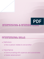 S2 Interpersonal Interview Skills