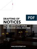 Drafting of Notices