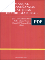 Gutiérrez - Manual de Enseñanzas Prácticas en Cirugía Bucal