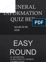 Gen Info Quiz Bee