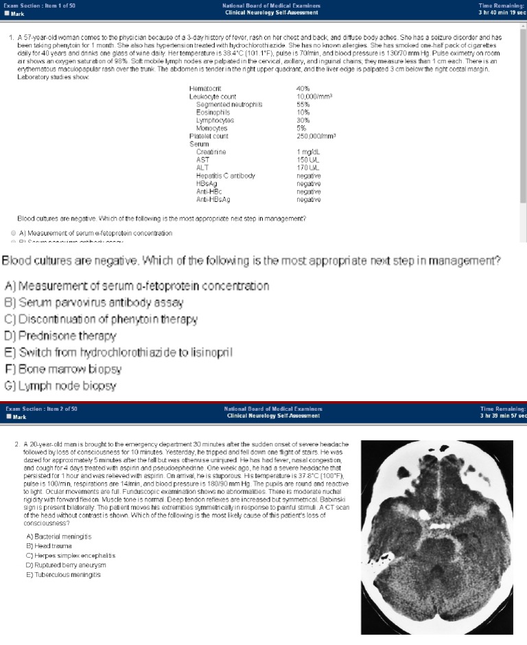 CMS Neuro 2 Questions | PDF