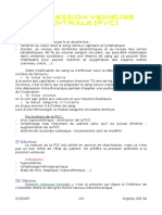 La Pression Veineuse Centrale (PVC) : I/ Généralités