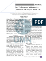 Report Key Performance Indicators For Employee Salaries at PT Mayora Indah TBK