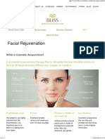 Bliss Acupuncture Clinic - Facial Rejuvenation