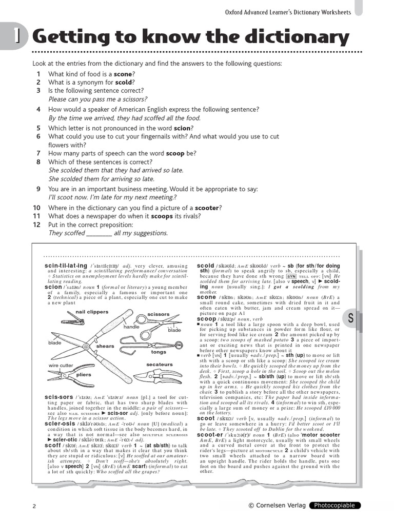 Oxford Advanced Learners Dictionary Of Current English Pdf