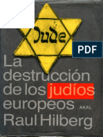 Raul Hilberg La Destruccion de Los Judios Europeos PDF 1 14indice