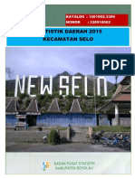 Statistik Daerah Kecamatan Selo 2015 - 3
