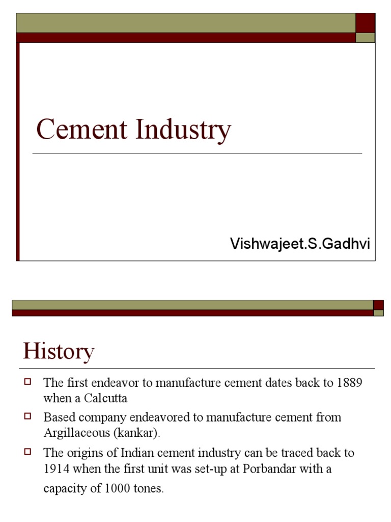 Overview of India's Cement Industry | PDF | Infrastructure | Economies