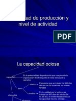 Capacidad de Producci N y Nivel de Actividad