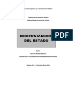 Modernización Del Estado - C. Morales 2006
