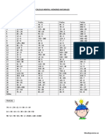 Calculo Mental FICHA N1