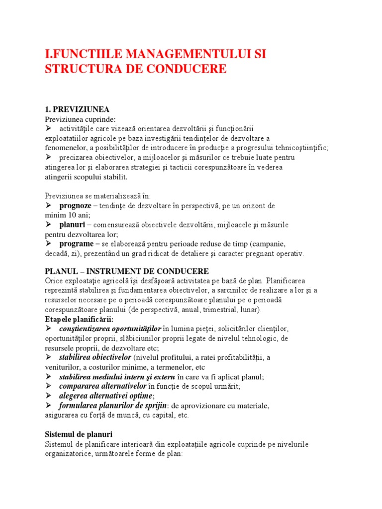 Curs Management General Si Strategic | PDF