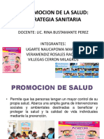 Promocion de La Salud Esrategias