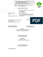 Lembar Pengesahan Dan Isi Proposal