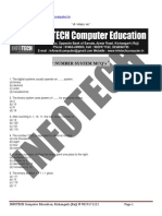 Number System MCQ's PDF