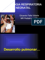 Fisiología respiratoria neonatal