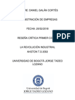 Reseña Crítica Historia Empresarial